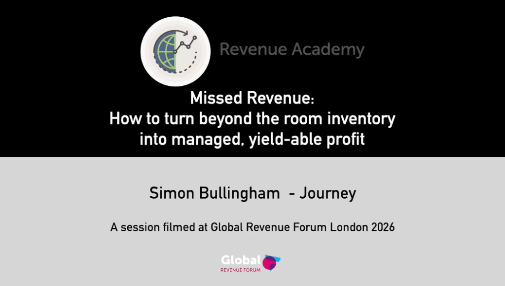 Missed Revenue How to turn beyond the room inventory into managed, yield-able profit
